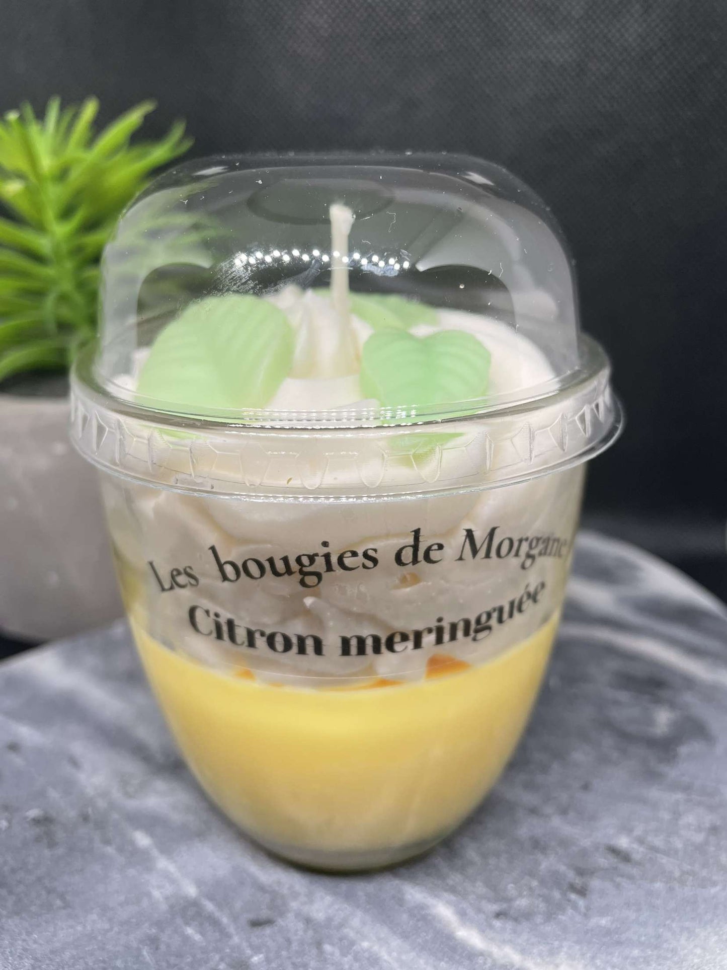 Bougie gourmande Citron meringuée