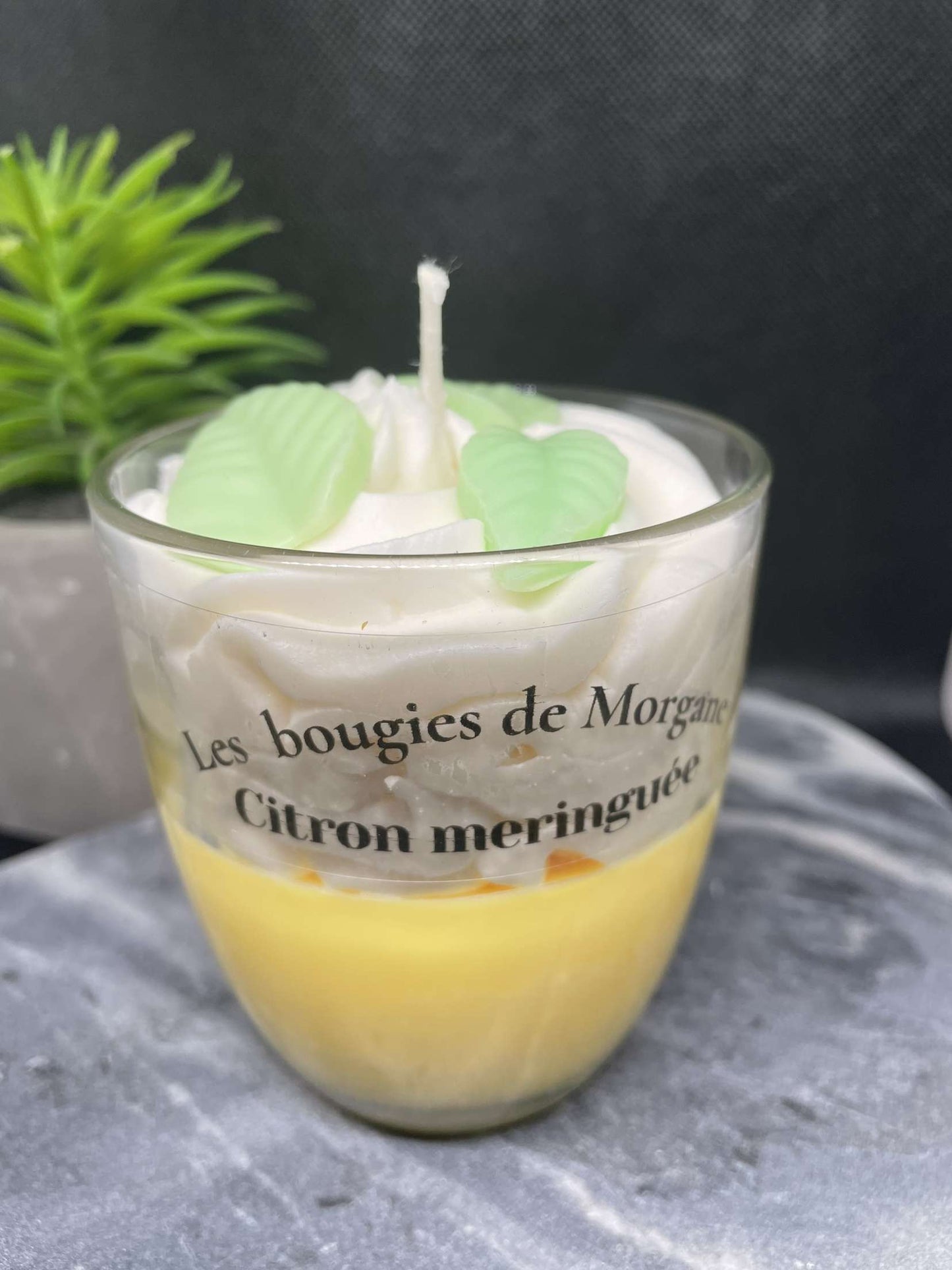 Bougie gourmande Citron meringuée