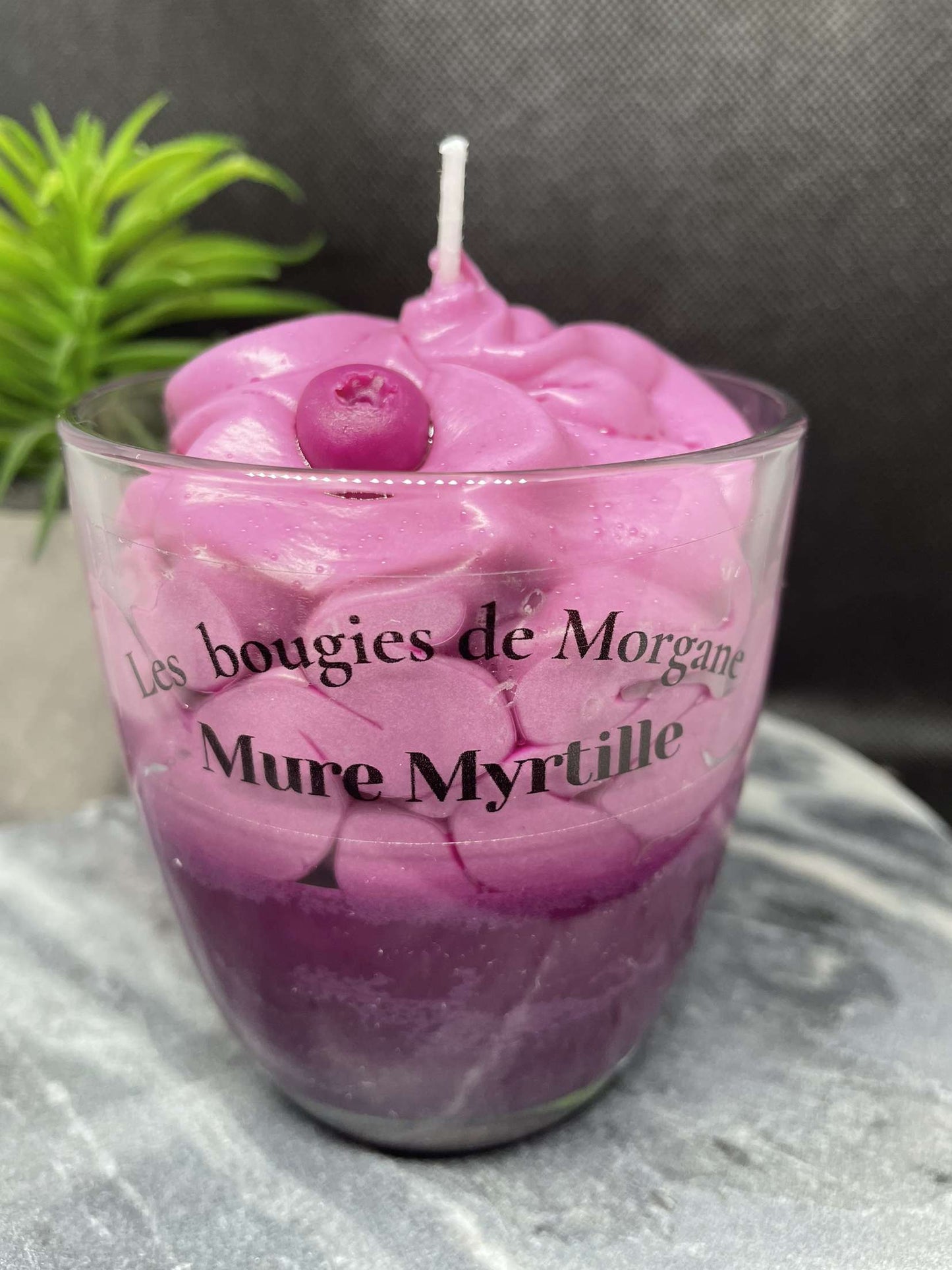 Bougie gourmande Mure Myrtille