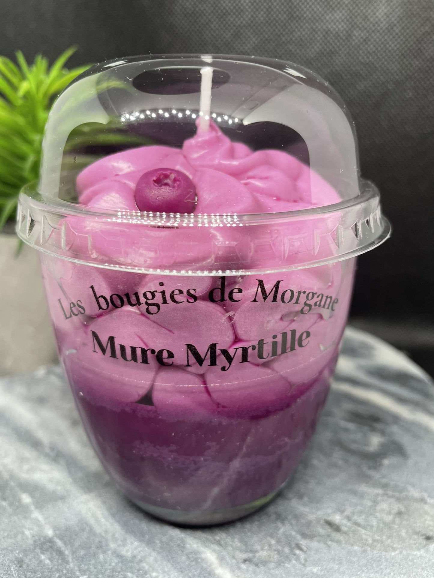 Bougie gourmande Mure Myrtille